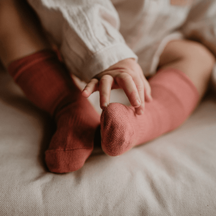 Stay-on-Socks Dusty Clay